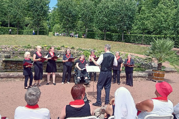 Im strahlenden Sonnenschein